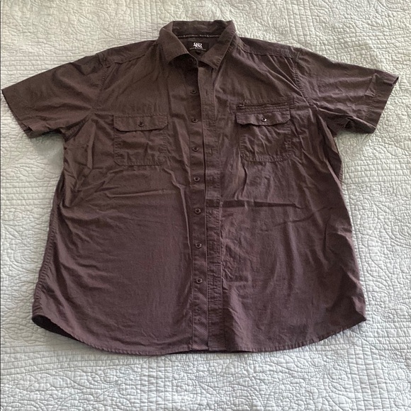 Rock & Republic Brown Casual Button Down Shirt - Picture 1 of 5
